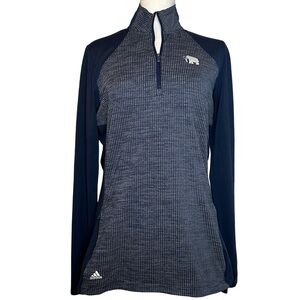 Adidas Women’s Golf Mammoth Dunes Navy Blue 1/4 Zip Pullover Jacket Size Medium